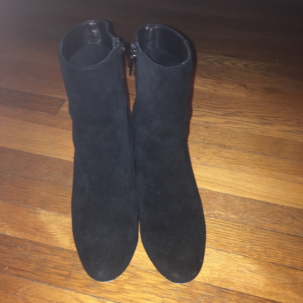 black suede boots